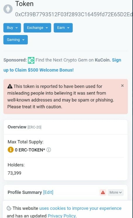 Uniswap V3 Protocol Hit With Fake Token Phishing Attack