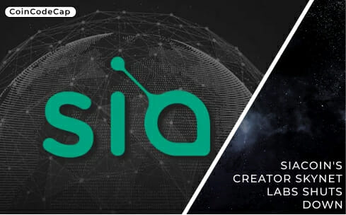 Siacoin'S Creator Skynet Labs Shuts Down