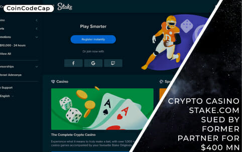 Crypto Casino Stake.com Sued By Former Partner For $400 Mn