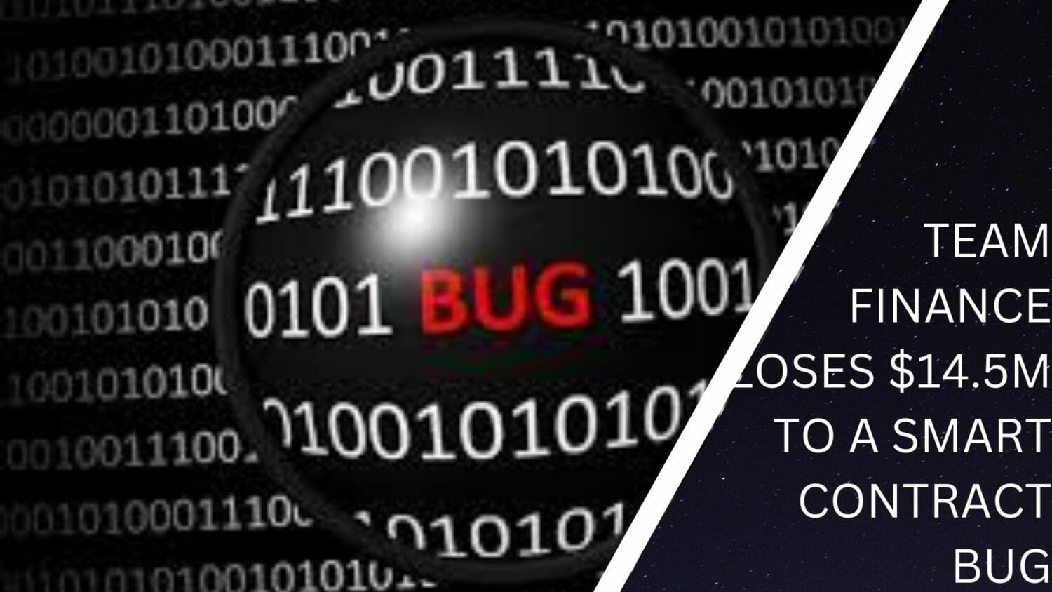 Team Finance Loses $14.5M To A Smart Contract Bug