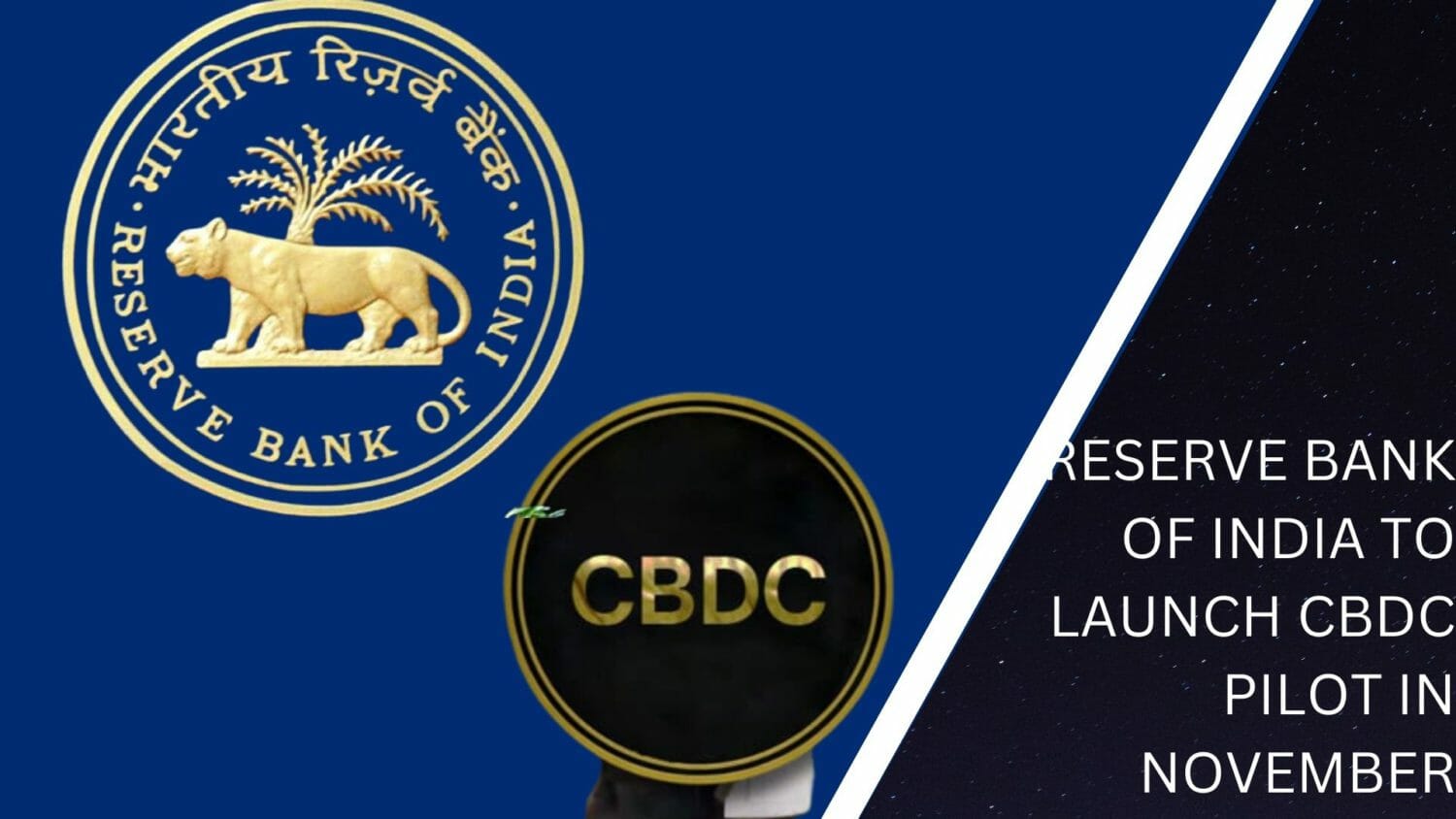Reserve Bank Of India To Launch Cbdc Pilot In November