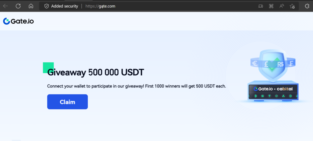 Crypto Exchange Gate.io’s Twitter Hacked, Posts Fake Giveaway