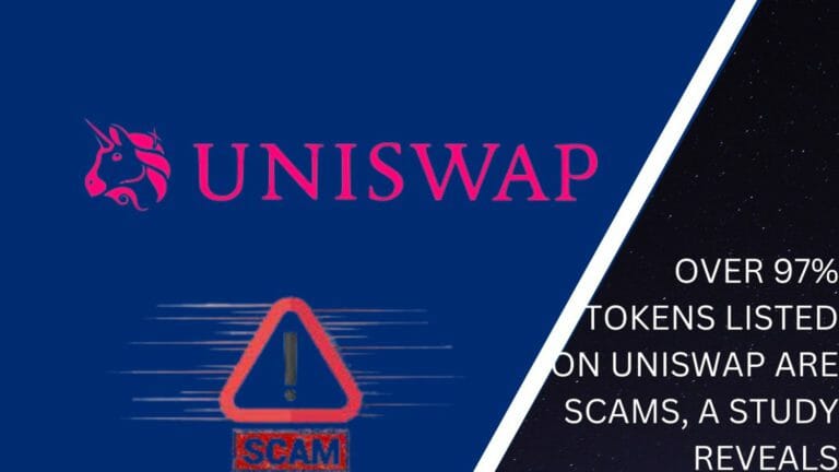 Over 97% Tokens Listed On Uniswap Are Scams, A Study Reveals