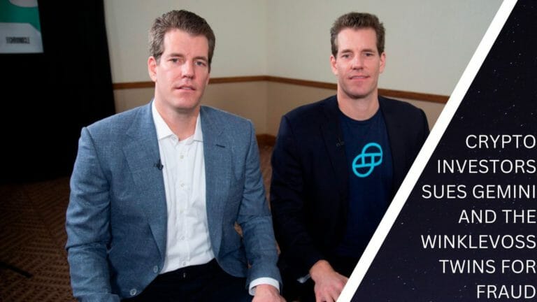 Crypto Investors Sues Gemini And The Winklevoss Twins For Fraud