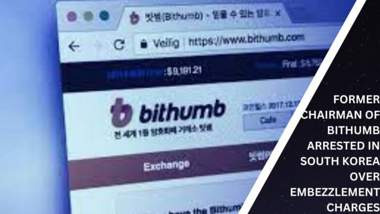 Former Chairman Of Bithumb Arrested In South Korea Over Embezzlement Charges