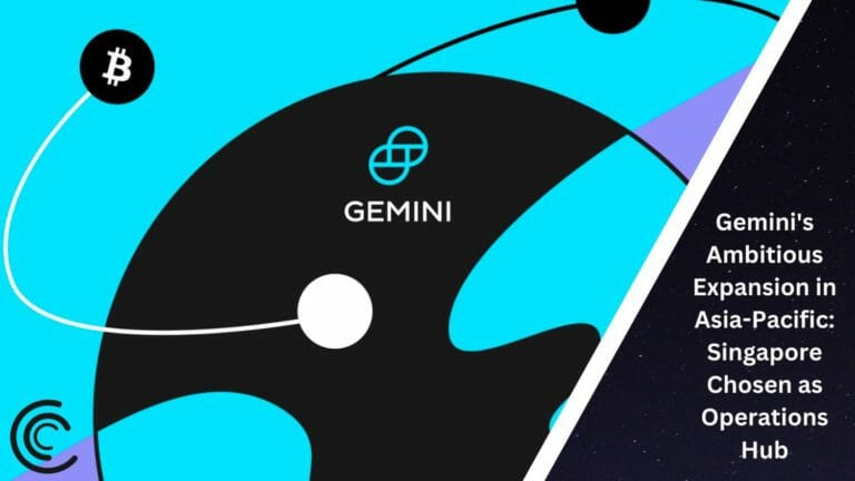 Gemini'S Ambitious Expansion In Asia-Pacific: Singapore Chosen As Operations Hub