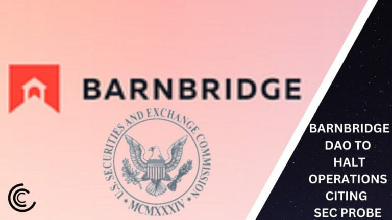 Barnbridge Dao To Halt Operations Citing Sec Probe