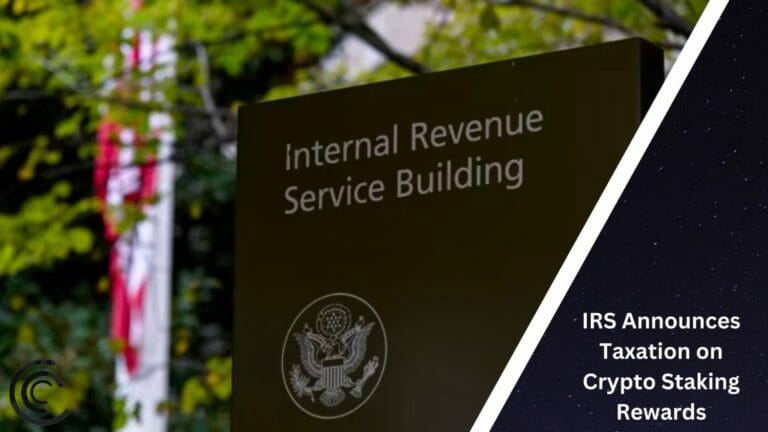 Irs Announces Taxation On Crypto Staking Rewards