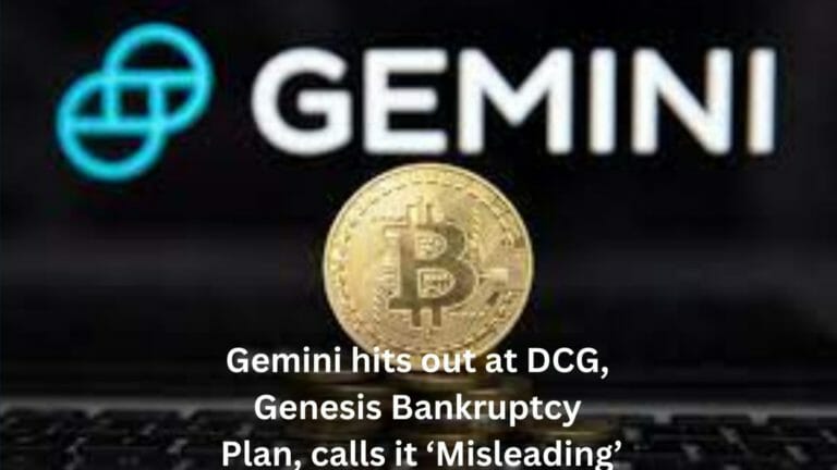 Gemini Hits Out At Dcg, Genesis Bankruptcy Plan, Calls It ‘Misleading’