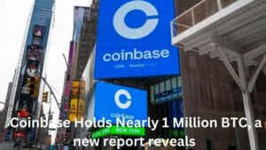 Coinbase Holds Nearly 1 Million BTC, a new report reveals
