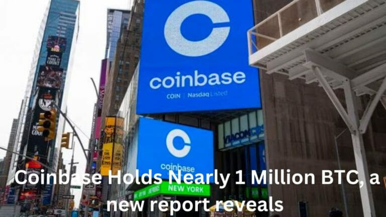 Coinbase Holds Nearly 1 Million Btc, A New Report Reveals