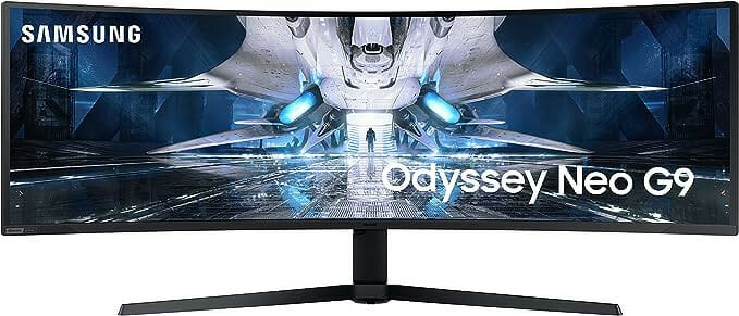 Samsung 49&Quot; Odyssey Neo G7 4K Uhd 165Hz 1Ms G-Sync 1000R Curved Gaming Monitor