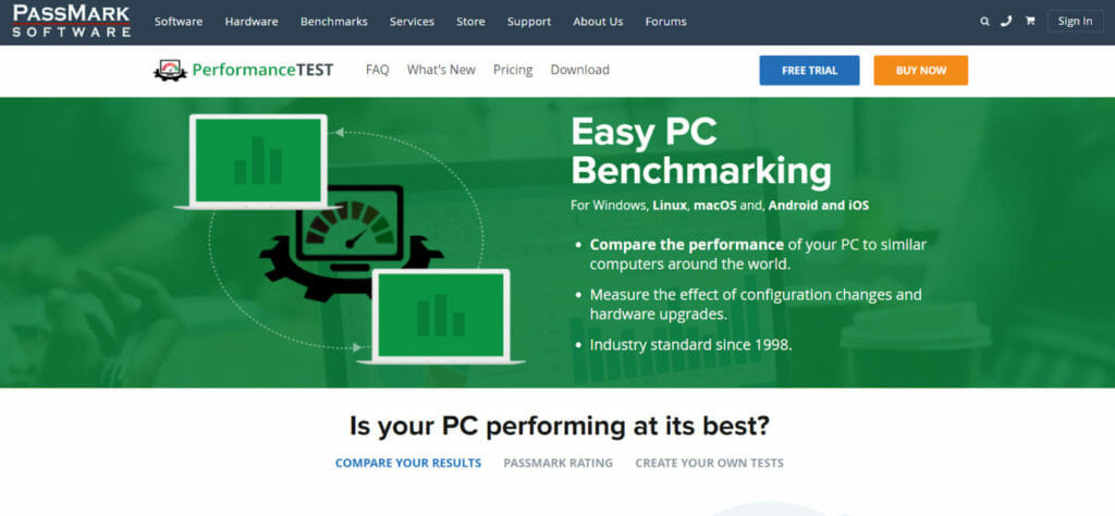 Best PC Benchmark Software - PassMark