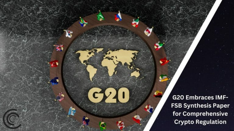G20 Embraces Imf-Fsb Synthesis Paper For Comprehensive Crypto Regulation