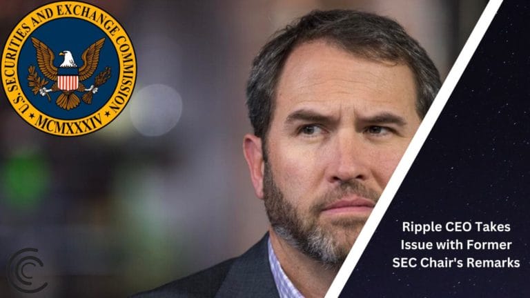 Ripple Ceo Takes Issue With Former Sec Chair'S Remarks