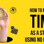 how to manage time as a student