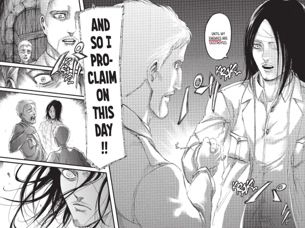 Eren'S Disregard For Collateral Damage (Various Manga Chapters): 
