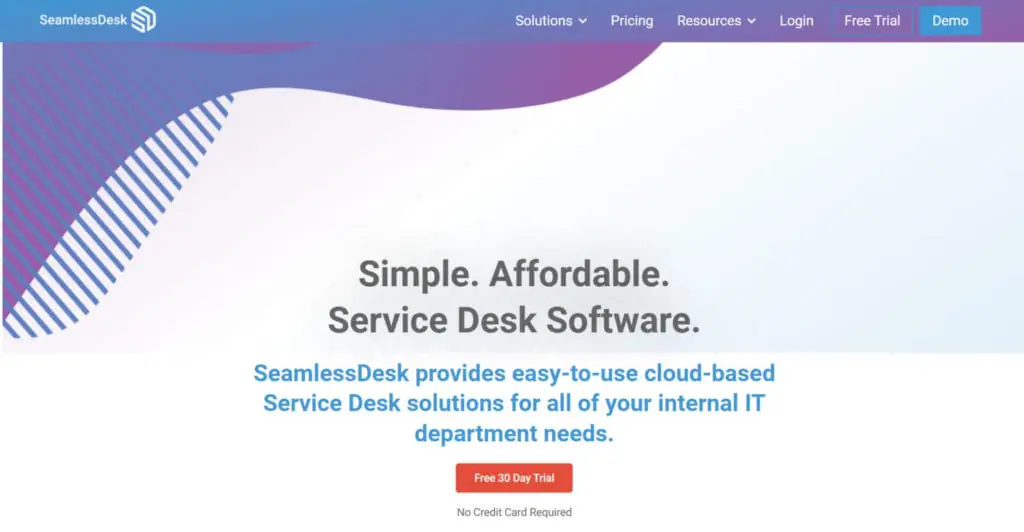 SeamlessDesk  Simple. Affordable. Service Desk Software