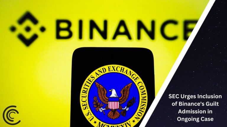 Sec Urges Inclusion Of Binance'S Guilt Admission In Ongoing Case