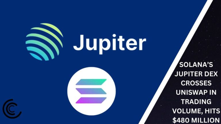 Jupiter Exchange Surpasses Uniswap In 24-Hour Trading Volume, Hits $480 Million