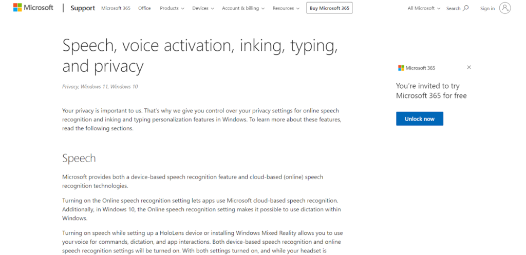 Windows 11 Speech Recognition