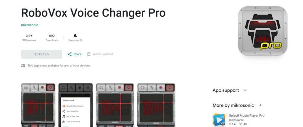 Robovox Voice Changer 