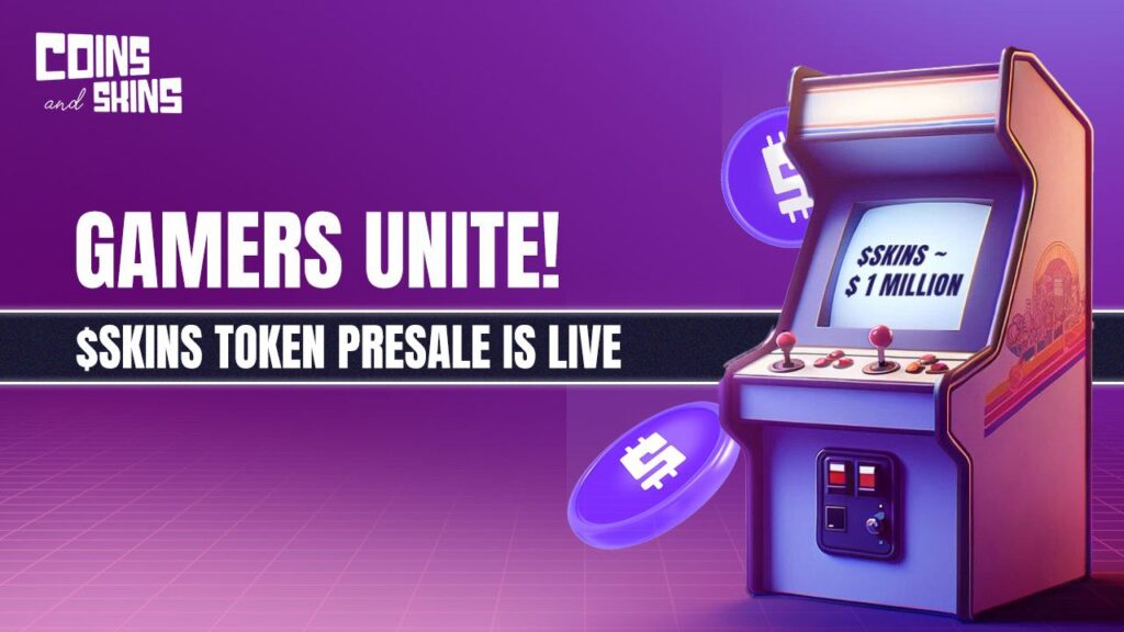 Crypto Gaming Boom: Coins And Skins Goes Live With $1 Million Token Presale, Bitpanda Pro Ex-Cto Joins The Club! 