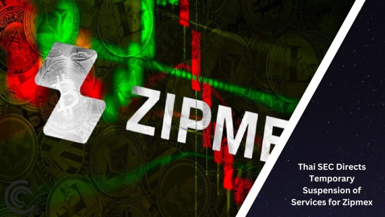 Thai Sec Directs Temporary Suspension Of Services For Zipmex