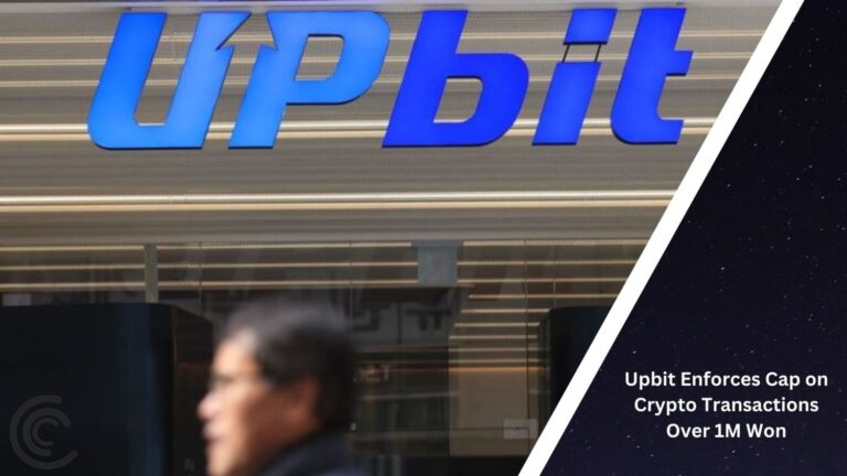 Upbit Enforces Cap On Crypto Transactions Over 1M Won