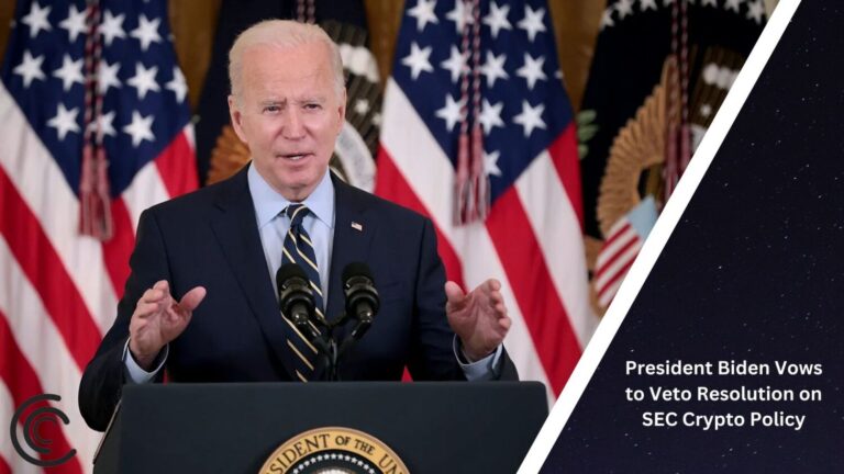 President Biden Vows To Veto Resolution On Sec Crypto Policy