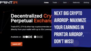 Next Big crypto Airdrop: Maximize Your Earnings in PRINT3R Airdrop, Don't Miss!