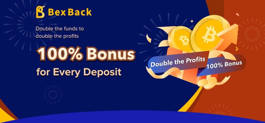 BexBack Launches Double Deposit Bonus, $50 Welcome Bonus, and 100x Leverage Crypto Trading with No KYC Required