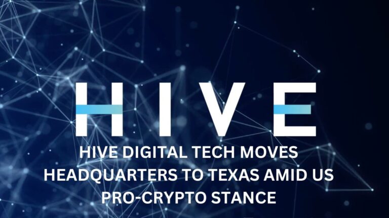 HIVE Digital Moves HQ to Texas Amid US Pro-Crypto Stance