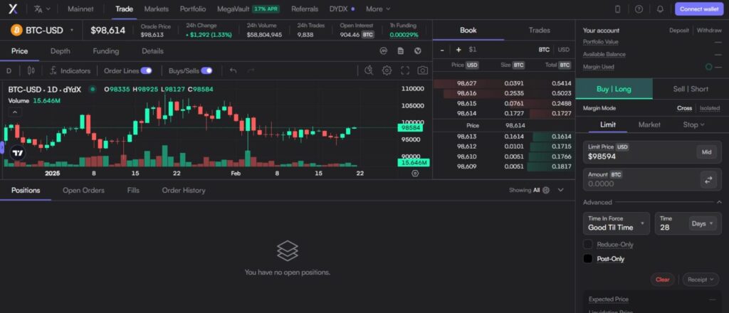 dYdX - The Leading Derivatives DEX