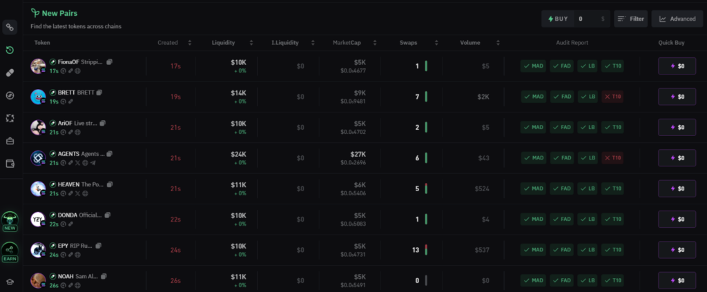 Top 3 Trading Platforms on Solana