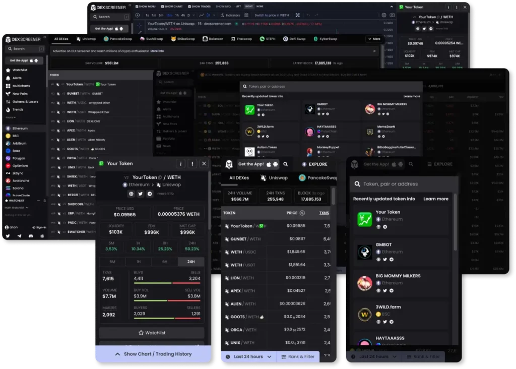 Dexscreener – The Real-Time Market Tracker 📊🔍