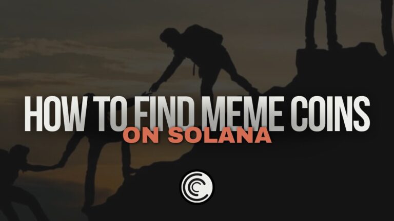 How to Find Solana Meme Coins (STEP-BY-STEP Guide)