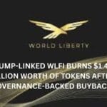 Trump-linked WLFI burns $1.43 million worth of tokens after governance-backed buyback