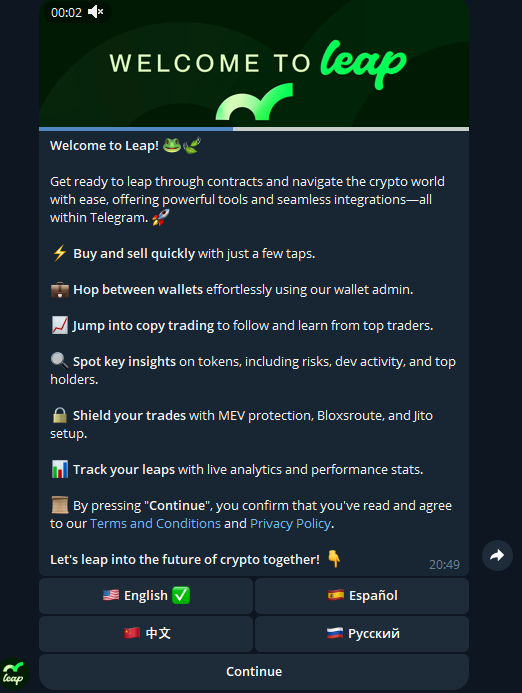 Leap Solana - Advanced Trading Bot - Try NOW!