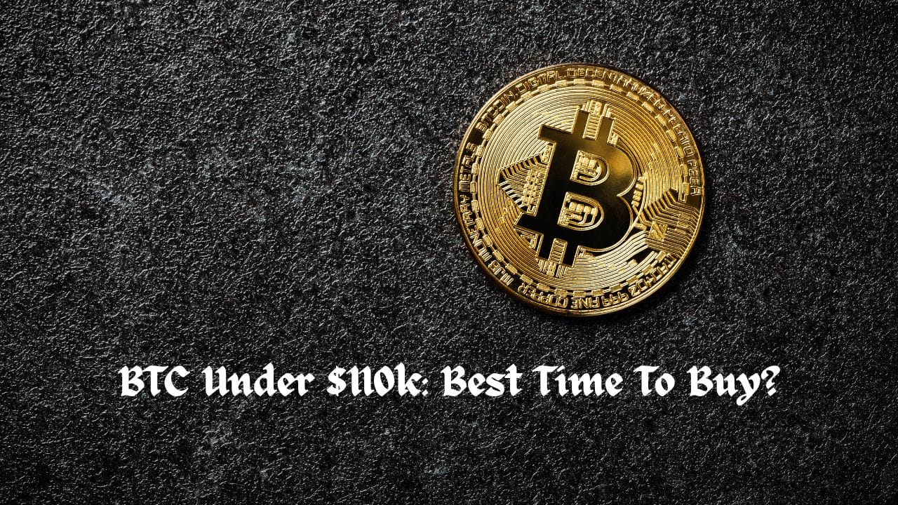BTC Under $110k: Best Time To Buy?
