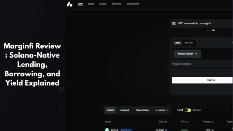 Marginfi Review: Solana-Native Lending, Borrowing, and Yield Explained