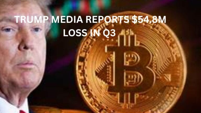 Trump Media Reports $54.8M Loss in Q3