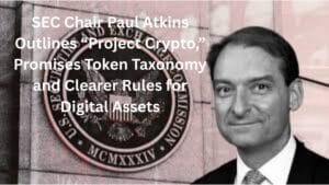 SEC Chair Paul Atkins Outlines “Project Crypto,” Promises Token Taxonomy and Clearer Rules for Digital Assets