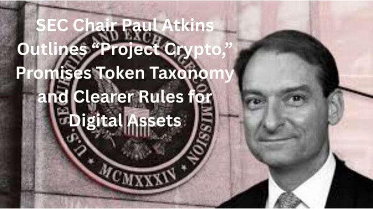 SEC Chair Paul Atkins Outlines โProject Crypto,โ Promises Token Taxonomy, Clearer Rules for Digital Assets 15 SEC Chair Paul Atkins Outlines โProject Crypto,โ Promises Token Taxonomy and Clearer Rules for Digital Assets