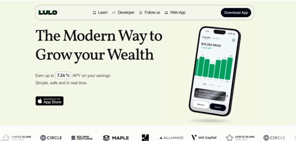 Lulo Review: Effortless Stablecoin Returns 1 Lulo Review