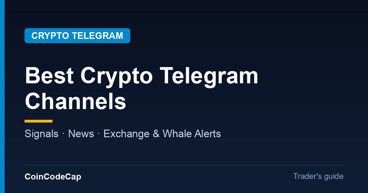 Best Crypto Telegram Channels For Traders: Signals, News, Exchange And Whale Alerts