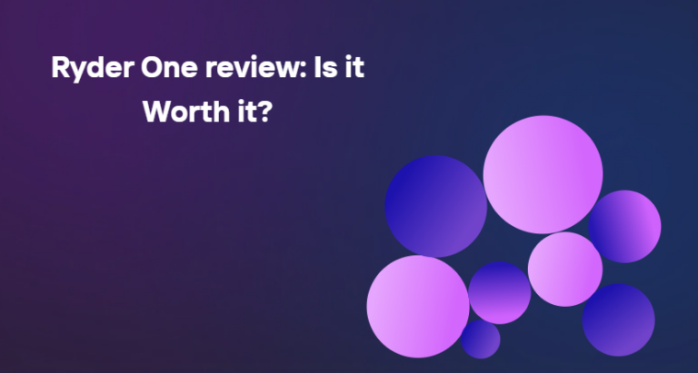 Ryder One review: Is it Worth it? 1 Ryder One review: Is it Worth it?