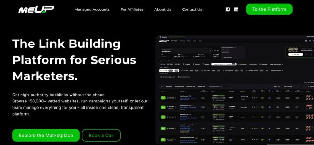 Screenshot Of Top 20 Blogger Outreach Services To Buy Backlinks - Check Now!