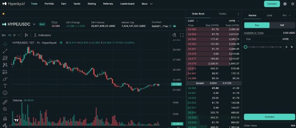 Screenshot Of Hyperliquid Whale Tracker - How To Track Top Traders On Hyperliquid?