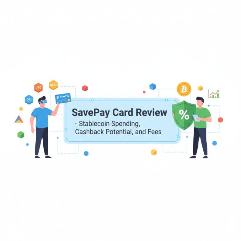 Screenshot Of Savepay Crypto Card Review